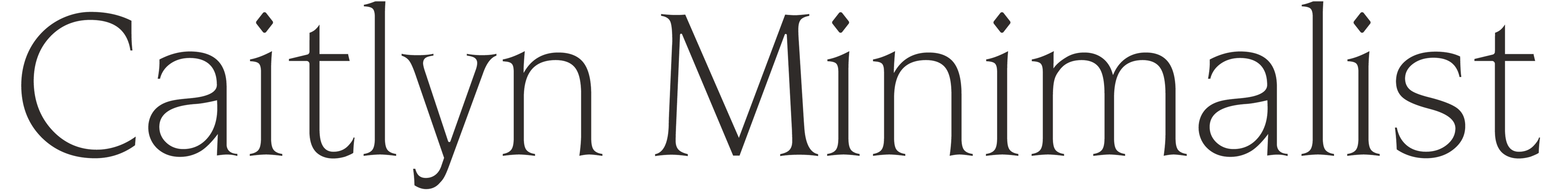 Caitlyn Minimalist logo